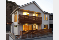 自然素材・高断熱仕様住宅　オール電化　横須賀市ハイランドモデルハウス
